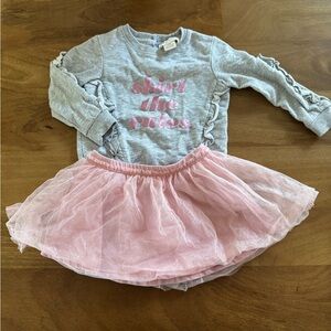 Kate‎ spade girl set with skirt 12-18 month